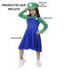 thumbnail image 4 of Disfraz Vestido Luigi Plomera Verde FX Costumes Infantil Niña Talla 1 a 3 años, 4 of 7