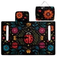 thumbnail image 5 of Pzuqiu Golf Cart Seat Covers Quilted Polyester, Compatible with Outdoor Golf Carts, for EZGO Club Car Yamaha, Ladybug, 5 of 9