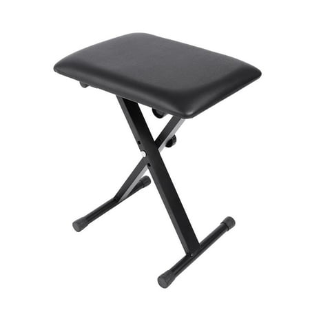Folding Stool Chair Ymiko Height Adjustable Piano Keyboard Stool Folding Padded Seat Chair Portable, Adjustable Keyboard Stool, Keyboard Seat ()