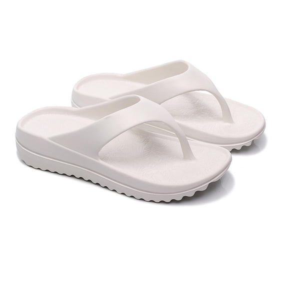 Womens Flip Flops Textured Leaf Eva Foam Flip Flops Open Toe Thick Platformed Flip Flops Summer Beach Vacation Travel Poolside Spa Footwear