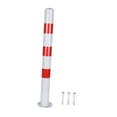 thumbnail image 2 of Poste de bolardo de seguridad de 75 cm de alto, accesorio de barrera de estacionamiento para intersecciones de carreteras, áreas al tráfico Rojo Sin Anillo, 2 of 8