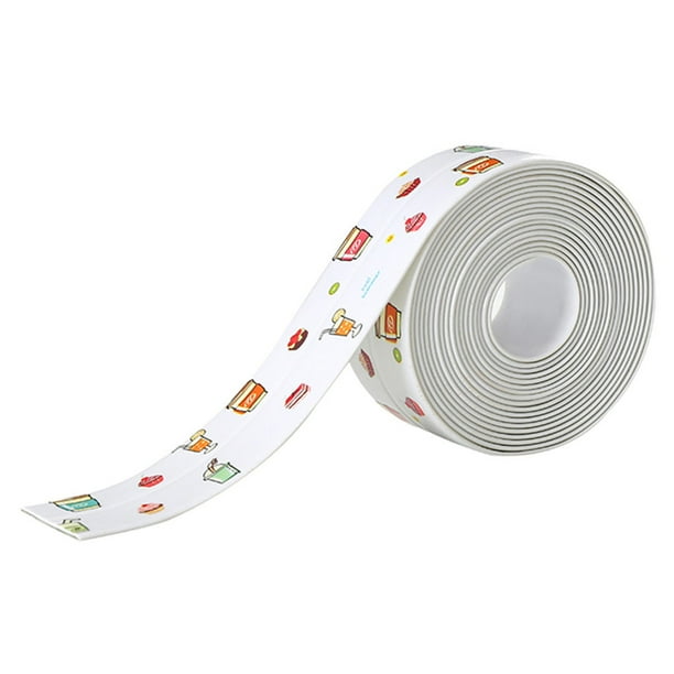 Tira de sellado de pared acrílica Cinta de sellado adhesiva impermeable Cinta de reparación de inodoros de baño, Tipo 5 Scienceny HA7326-05B
