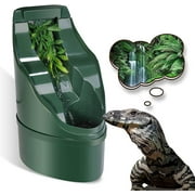 NEPTONION Reptile Chameleon Cantina Drinking Fountain Water dripper Comes with Feeding Tongs and Frosted Tweezer for Amphibians Insects Lizard Turtle Snake Spider Frog Gecko
