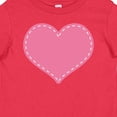 thumbnail image 4 of Inktastic Pink Heart (Stitch Border) Girls Baby T-Shirt, 4 of 5