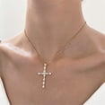 thumbnail image 1 of Collar para mujer, joyería para mujer, joyería para mujer, collar de moda para mujer, joyería, collar de cadena de aleación, collar con colgante de cadena, collares, joyería para mujer, collar, 1 of 2
