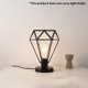 thumbnail image 4 of Lámpara De Diamante De Metal Jaula Pantalla De Hierro Marco Hueco Luz De Mesa Luz De Noche De Escritorio Simple De Moda Retro Delicado E27 Lámpara De Mesa De Ee. Uu. Negro Sin Bombilla seitruly HA025248-00, 4 of 5