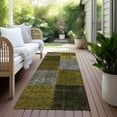 thumbnail image 6 of Addison Rugs Chantille Indoor/Outdoor Transitional Patchwork Mocha Washable Runner Rug, 2'3" x 7'6", 6 of 6