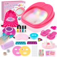 thumbnail image 1 of Set de spa para pies y kit de uñas Dreamon Kids con luz arcoíris, 1 of 7