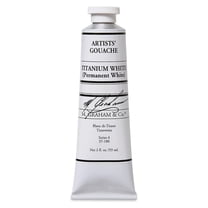 M. Graham Artists' Gouache - Titanium White, 59 ml tube