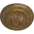 thumbnail image 3 of Ekena Millwork 18 1/2"W x 13 1/2"H x 1 7/8"P Saverne Ceiling Medallion, Hand-Painted Rubbed Bronze, 3 of 4
