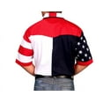 thumbnail image 2 of Scully RW029SS-RED-S Mens Rangewear Independence Short Sleeve Shirt, Small, 2 of 2