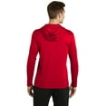 thumbnail image 2 of Sport Tek Male Cowl Neck Hooded Pullover True Red X-Small, 2 of 4