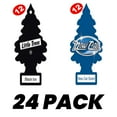 thumbnail image 2 of Pack of 24 Little Trees Car Air Fresheners, 12 Black Ice and 12 New Car Scent Hanging Automative Fragrances, 2 of 4