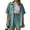 Blue, variant on Short Set Two Piece Outfits Sets Button Down Shirt Short Summer Sets Matching Set Women