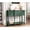 Green, variant on Console Table with 2 Drawers, Mid-Century Modern Entryway Table with Storage, Retro Narrow Long Behind Couch Sofa Table for Living Room, Foyer, Hallway, White