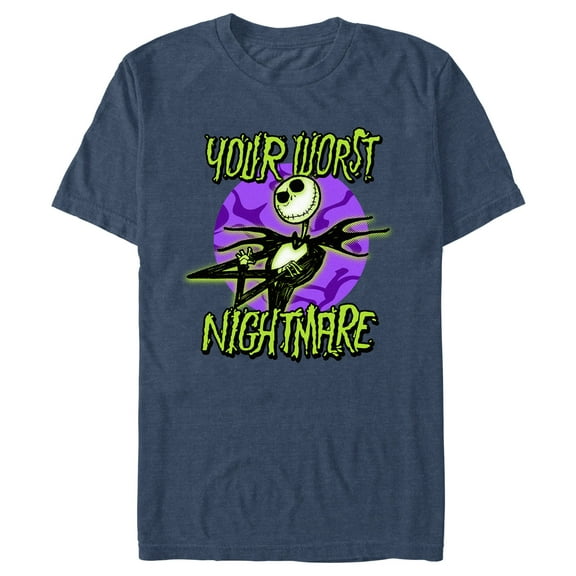 Men's The Nightmare Before Christmas Jack Your Worst Nightmare  Graphic T-Shirt