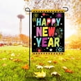 thumbnail image 2 of Happy New Year Garden Flags, 12x18 inch Winter Welcome Holiday Sign, All-Weather Yard Outdoor Decor for Seasonal Celebration, 2 of 7