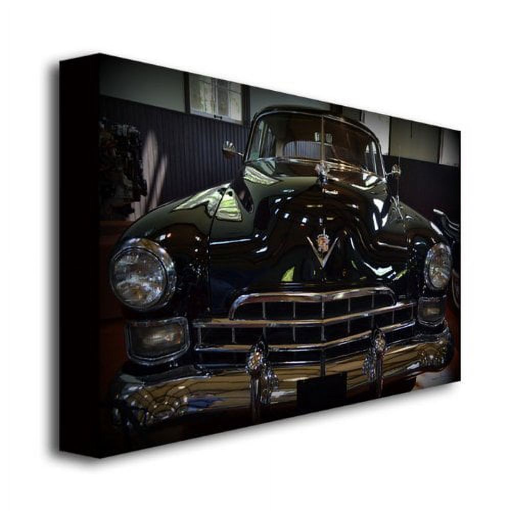 Trademark Fine Art "1948 Cadillac Front" Canvas Wall Art by Michelle Calkins