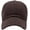 Brown, variant on Classic 6-Panel Wool Blend Baseball Unisex Cap With Adjustable Brass Buckle (Black)
