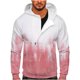 thumbnail image 1 of Sudadera informal con capucha y estampado de teñido anudado y media cremallera para hombre Pompotops oipoqjl52148, 1 of 4