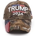 thumbnail image 2 of Trump 2024 Hat Donald Trump Hat 2024 Keep America Great Hat MAGA Camo Embroidered Adjustable Baseball Cap, 2 of 11