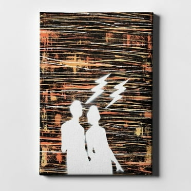 Epic Graffiti  "Strucked" by Craig Snodgrass, Giclee Canvas Wall 26"x40"