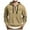 Khaki, variant on TOWED22 Hoodies For Men Quater Zip Up Pullover Sweatshirt Casual Workout Mens Hoodies with Pockets(Dark Gray,XXL)