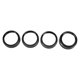 thumbnail image 3 of 4pcs AC Switch Ring Aluminium Alloy Stylish Rustproof Center Console Button Cover Replacement for Tacoma 2016?2022 Black, 3 of 5
