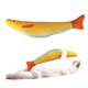 thumbnail image 4 of Juguete de gato con pez hierba gatera Sonido arrugado interactivo | Material suave y robusto | Ejercicio en interiores, juego de masticar y saltar | Alivio del aburrimiento para todas las razas de, 4 of 6
