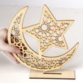 thumbnail image 4 of Injueey Paquete de 2 adornos de Lasser Bairam Moon Islam estilo con Pedestal Corban Festival adornos de para manualidades JM01354 Type3 NO3 Injueey HA011757-02, 4 of 6