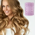 thumbnail image 2 of Unique Bargains 6pcs Convenient Heatless Voluminous Hair Rollers for Women 2.64"x1.73" Purple, 2 of 4