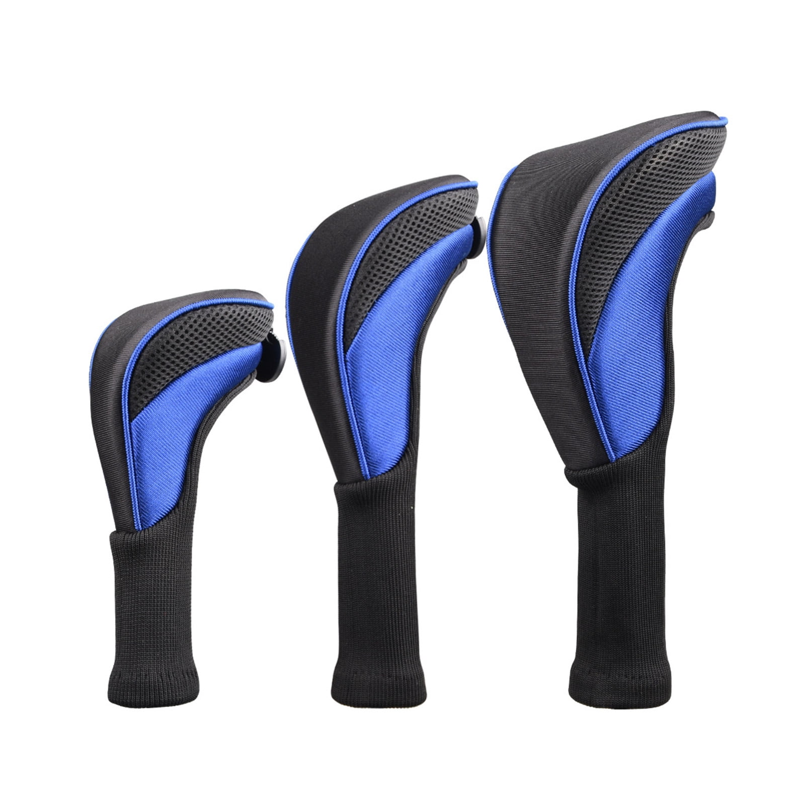 3Pcs Long Neck Mesh for Head Covers for Fairway Woods Driver Hybrids