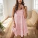 thumbnail image 1 of mfyjkho Vestidos para mujer, Vestido informal de verano para mujer, con cuello redondo, a rayas, sin mangas y para vacaciones Vestidos maxi para mujer xxl, 1 of 9