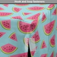 thumbnail image 4 of Watermelon Dog Crate Cover, Fresh Summer Fruit Repetitive Delicious Cartoon Pattern, Easy to Use Pet Kennel Cover Small Dogs Puppies Kittens, 7 Sizes, Avocado Green Pink, by Ambesonne, 4 of 6