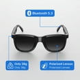 thumbnail image 4 of Smart Audio Glasses with Bluetooth, 4-Level Electrochromic Dimming, Open-Ear Stereo, Hands-Free Calling, UV400 Protection, Lightweight, for iPhone Android Outdoor Driving Work, 4 of 7