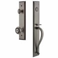 thumbnail image 2 of Grandeur Fifth Avenue S Grip Dummy Handleset with Parthenon Interior Knob, 2 of 5