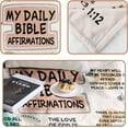 thumbnail image 4 of Christian Gifts for Women Blanket,Religious Gifts for Women,Inspirational Gifts for Women,Encouragement Gifts for Women,Spiritual Gifts,Bible Gifts,Bible Verse Gifts,Bible Throw Blanket 60inx50in, 4 of 5