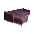 thumbnail image 4 of Sala Modular Sofá Cama Reversible De Velvet Morado Beehive Memory Foam Modelo Mondlak, 4 of 8