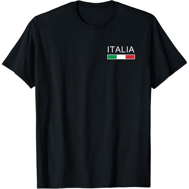 Italia Flag Italian Italy Italiano Family Heritage Camiseta