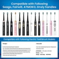 thumbnail image 2 of Toothbrush Replacement Heads Compatible With Fairywill Fw-507/508/551/917/959, Atmoko, Gloridea, 2 of 3
