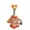 D, variant on Thanksgiving Porch Goose Outfit for 23 Inch Decorative Porch Goose Pumpkin Harvest Fall Costume Matching Bow Autumn Farmhouse Garden Yard Decor