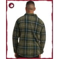thumbnail image 6 of CANADA WEATHER GEAR Men's Sweatshirt - Plaid Sherpa Lined Fleece Long Sleeve Shirt for Men (M-XXL), 6 of 7