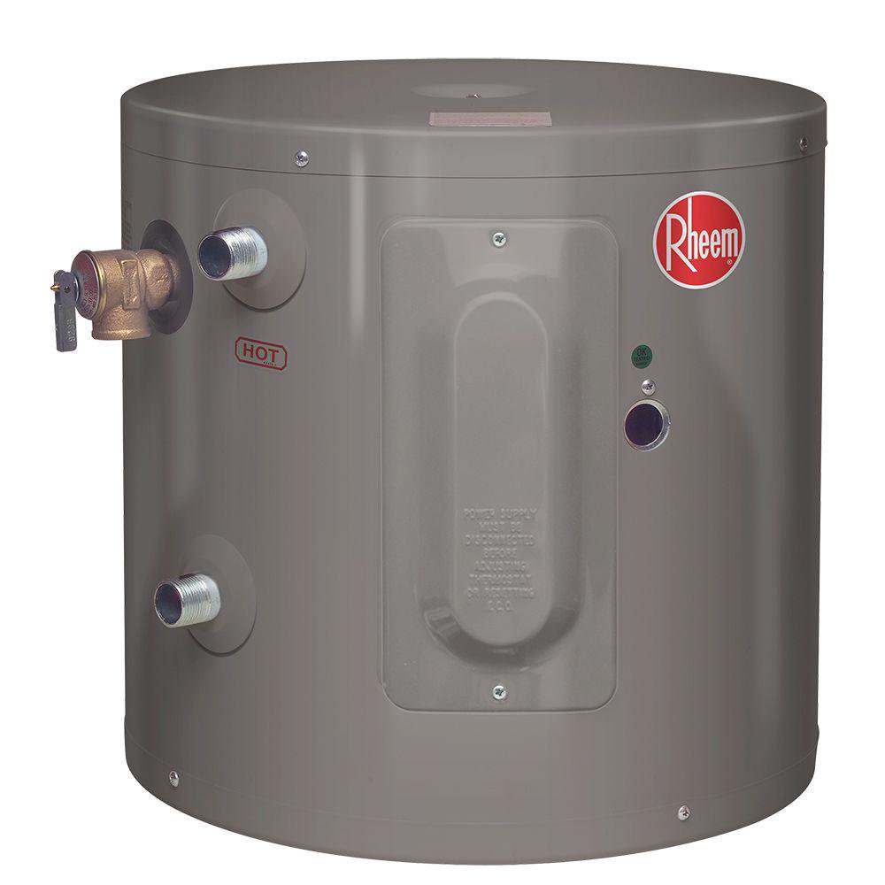 Rheem XE06P06PU20UO Performance 6 Gallon 2000-Watt Single Element Electric  Point-Of-Use Water Heater, Grey (New Open Box) - Walmart.com