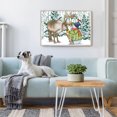 thumbnail image 2 of Kit Punto Cruz Con Alce Y Muñeco Nieve Hilo Algodón Bordado 14CT 38x29cm, 2 of 9