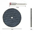 thumbnail image 4 of 50-Piece Double Mesh Resin Cutting Disc Kit with 3 Mandrels – Precision Metal & Thin Iron Cutting Blades for Electric Grinders, Durable Electric Grinding Accessory Set for Professional & DIY Projects, 4 of 5