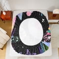 thumbnail image 5 of Manfei Teen Musical Note Full Size Sheets, Princess Butterfly Bed Sheets, Dreamy Mystic Galaxy Sheet Sets, Breathable Home Decor, 4 Pieces, 5 of 7