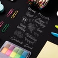 thumbnail image 4 of Celebrate Words Clear Stamps Happy Birthday Rubber Stamps Holiday Decorations Clear Stamps Transparent Silicone Stamps for Anniversary Wedding DIY Scrapbooking Crafts Decor Card Making, 4 of 9