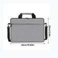 thumbnail image 3 of Laptop Bag 15.6 inch, Briefcase Shoulder Bag Water Resistant Laptop Bag Tablet Lightweight Bussiness Carrying Handbag Laptop for Women and Men New, 3 of 7