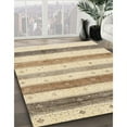 thumbnail image 3 of Ahgly Company Machine Washable Indoor Square Contemporary Khaki Gold Area Rugs, 7' Square, 3 of 7