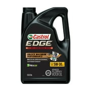 Castrol Edge All Mileage 5W-30 Advanced Full Synthetic Motor Oil, 5 Quarts